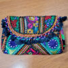 bolsa banjara indiana bordada podendo usar como bolsa de mão