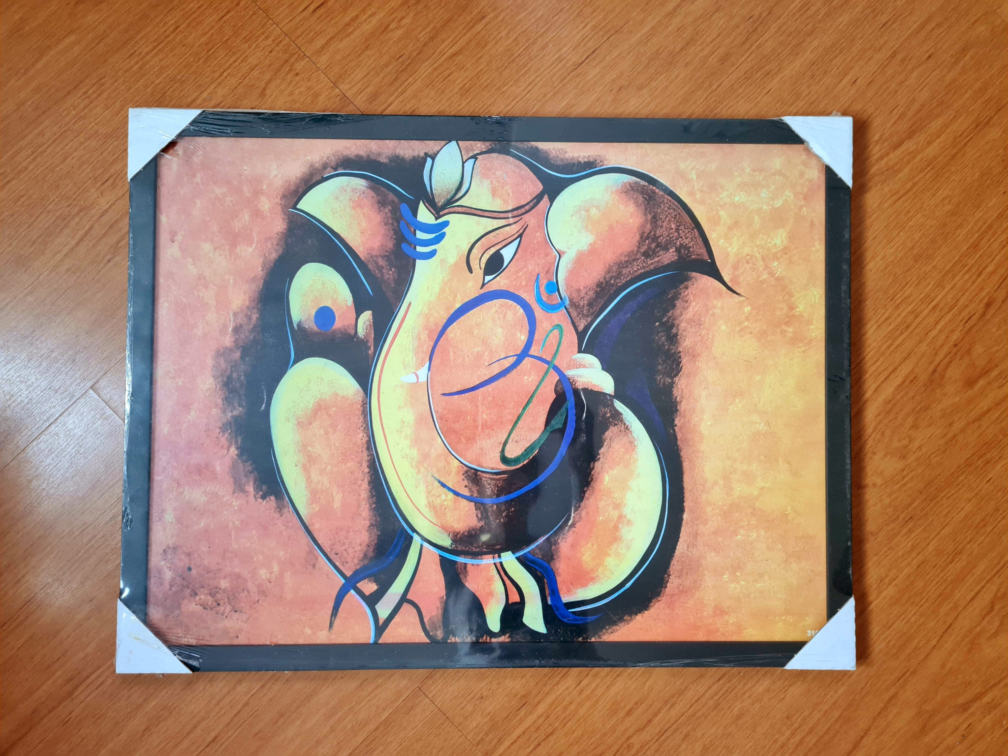quadro de Ganesha já emoldurado