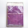Caderno indiano artesanal estampa de Ganesha roxo M