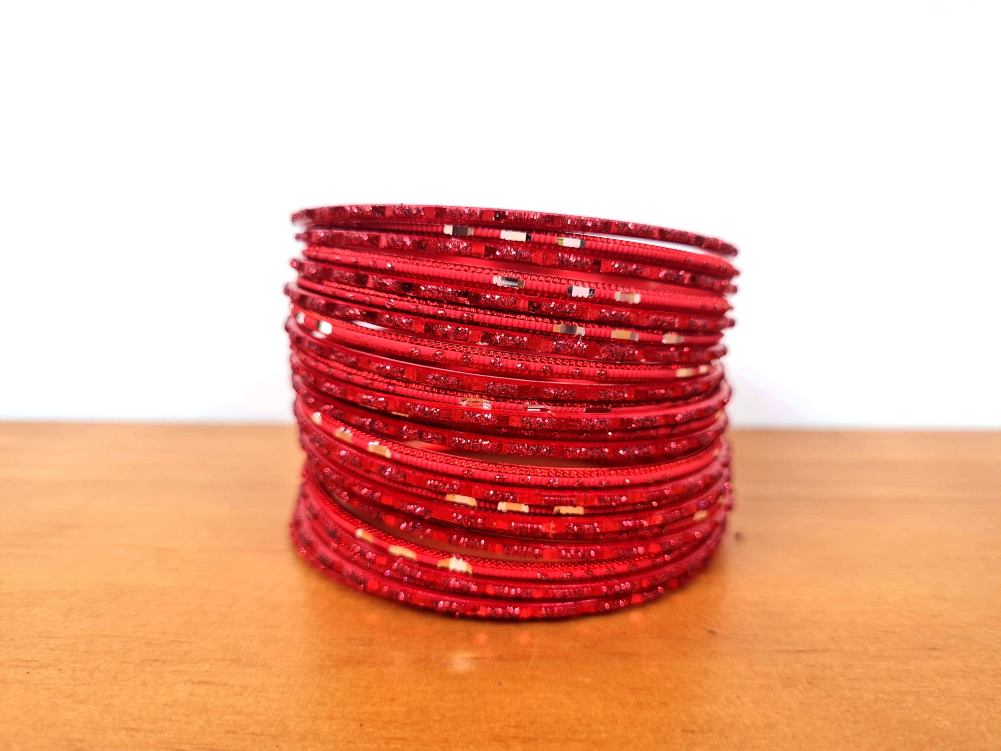 Pulseiras de metal indianas 24 peças