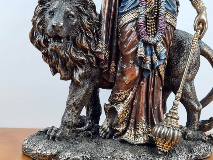 Estátua de Deusa Durga em pé 28cm by Veronese Design