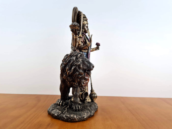 Estátua de Deusa Durga em pé 28cm by Veronese Design