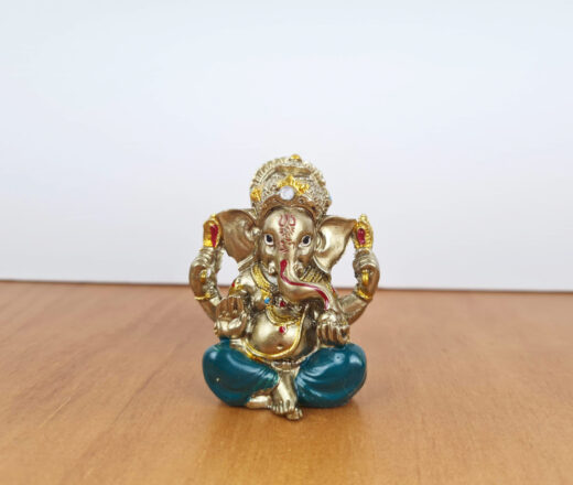 20211209_100523 Ganesha de resina miniatura dourado 5cm
