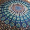 Colcha indiana ou painel decorativo Mandala cores frias 2,40m