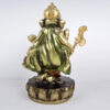 Estátua de Deus Ganesha em pé dourado e color 20cm