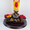 Lakshmi em estátua resinada colorida 18cm