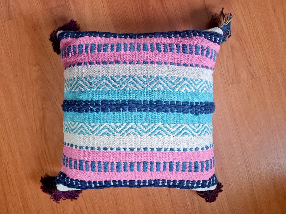 almofada de algodão de bali 40cm