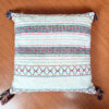 Almofada Boho Chic de algodão com acabamento em tassel