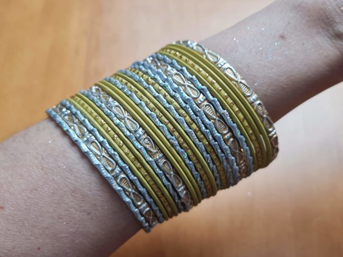 conjunto de pulseiras indianas 24 peças