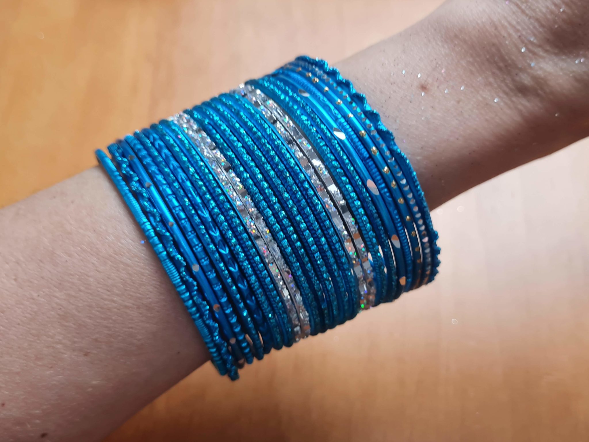 conjunto de pulseiras indianas 24 peças