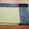 Pashimina indiana de Cashmere amarelo e preto luxo