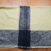Pashimina indiana de cashmere estampa paisleys amarelo e preto