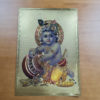 20220623_230206 lâmina decorativa de Krishna, dourada, fabricada na Índia
