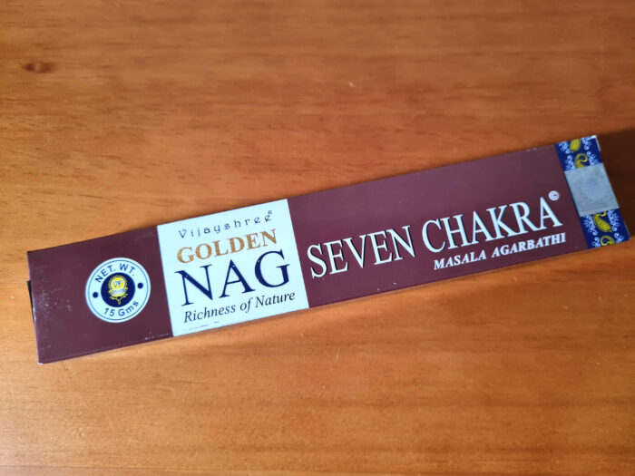 Incenso Vijayshree Golden Nag Seven Chakra