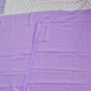 Sari indiano viscose com estampa arabescos e floral lilás