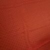 Sari indiano viscose com estampa arabescos e floral vermelho e color