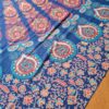 Colcha indiana ou painel decorativo Mandala Azul e Coral