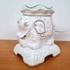 difusor elétrico de elefante em porcelana para uso com essências ou óleo essencial