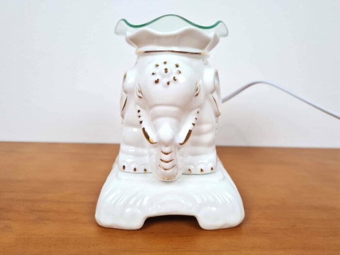 Rechaud Difusor elétrico de porcelana design elefante