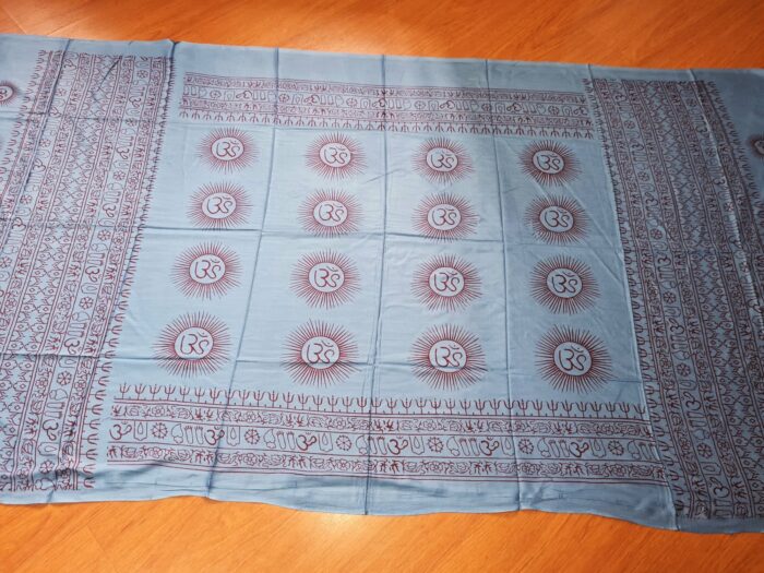 chadar de oração devocional estampa OM