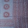 Chadar indiano (manto de oração) de Om e mantras azul médio