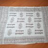 chadar de oração de Ganesha off white e marrom