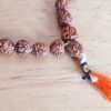 Japamala de 108 contas sementes de Rudraksha 10mm