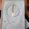 Conjunto completo de semi joia clássica indiana floral rubi strass