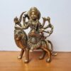 Deusa hindu Durga de brass (14 cm de altura)
