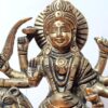 Deusa hindu Durga de brass (14 cm de altura)