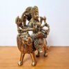 Deusa hindu Durga de brass (14 cm de altura)