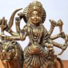 Deusa hindu Durga de brass (14 cm de altura)