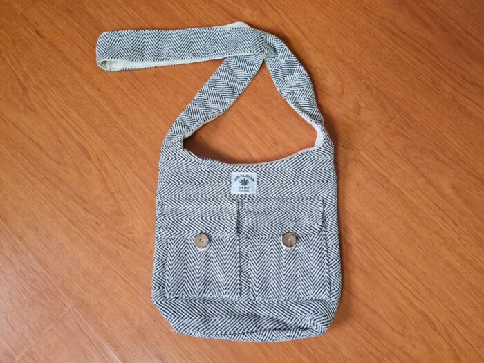 Bolsa indiana de cânhamo Hemp 100% com alça longa