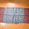 Pashmina indiana original cinza e tons terrosos