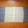 pashmina original creme e tons frios azulados