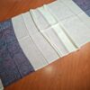 Pashimina indiana de cashmere estampa paisleys creme e tons frios II