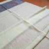 Pashimina indiana de cashmere estampa paisleys creme e tons frios II
