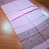 Pashimina indiana de cashmere estampa paisleys rosa com tons quentes