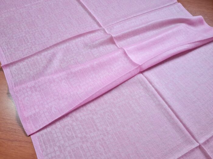 Pashimina indiana de cashmere estampa paisleys rosa com tons quentes