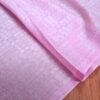 Pashimina indiana de cashmere estampa paisleys rosa com tons quentes