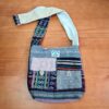 Bolsa indiana 100% Hemp fibra natural com alça longa color etnic