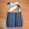 Bolsa indiana 100% Hemp fibra natural com alça longa color etnic