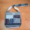 bolsa de cânhamo indiana colorida alça longa