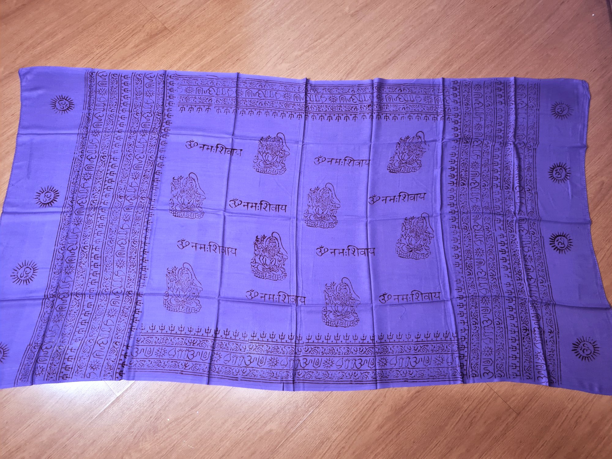 chadar indiano roxo lilás de Shiva