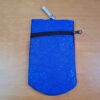 Bolsinha indiana Porta celular bordado de elefante azul marinho
