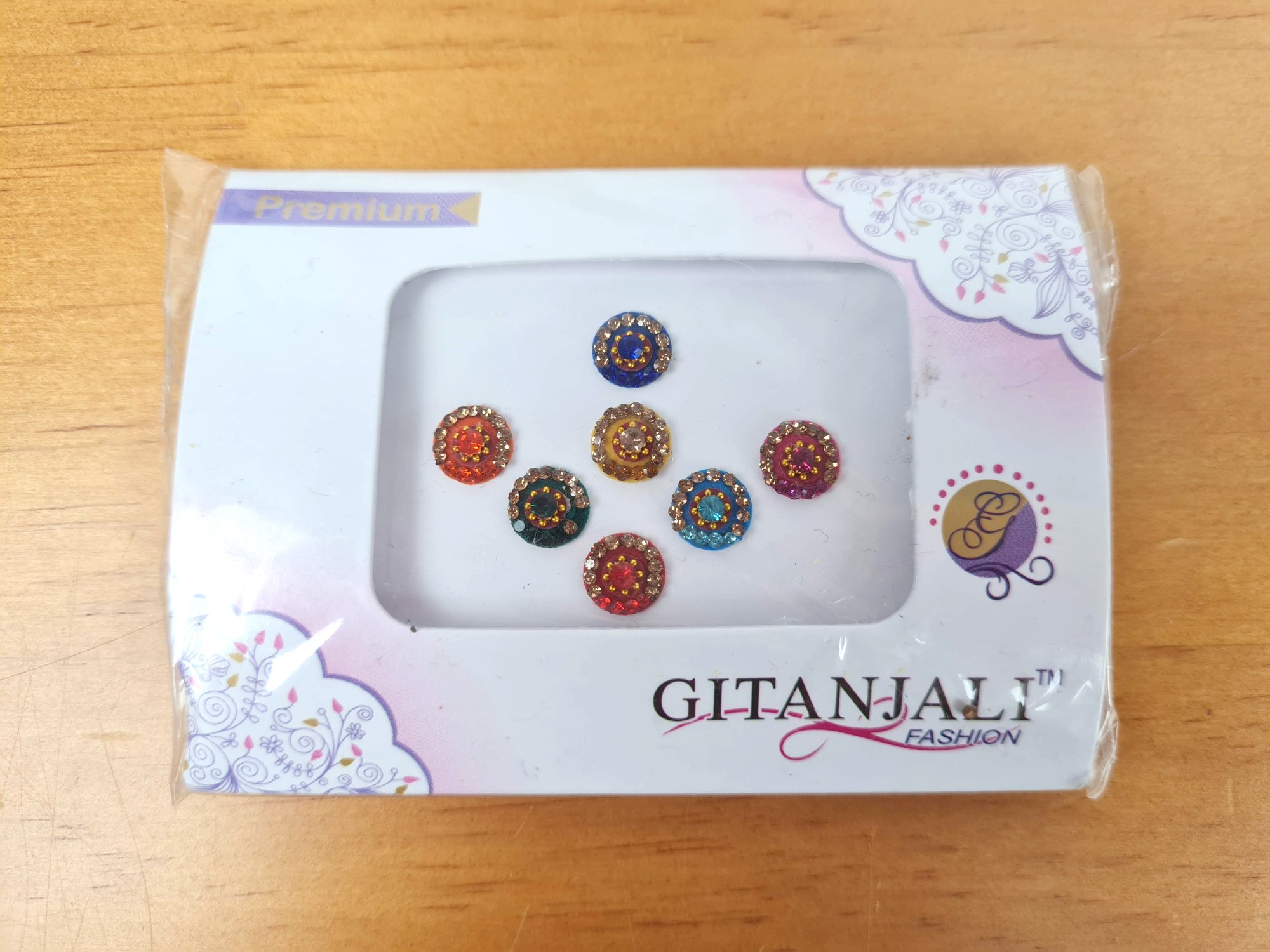 bindi indiano adesivo para terceiro olho