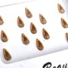 Bindi indiano adesivo de Gotinhas para colar entre as sombrancelhas