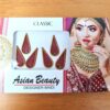 bindi indiano adesivo gotinha vermelha com brilho para usar no terceiro olho