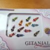 Bindi indiano Gitanjali adesivo para colar entre as sombrancelhas XII