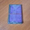 Caderno indiano artesanal estampa de Buda 15x10cm roxo